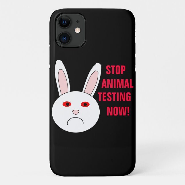 Tierversuche beenden jetzt iPhone 4 Fall Case-Mate iPhone Hülle (Rückseite)
