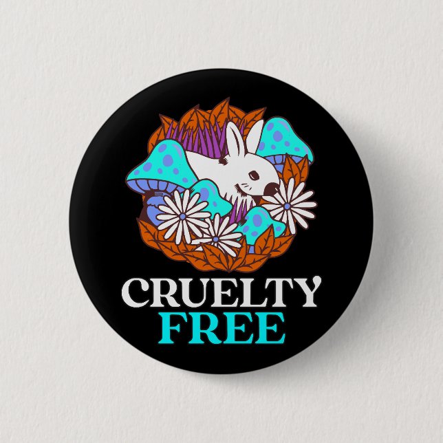 Tierversuchsfrei Button (Vorderseite)