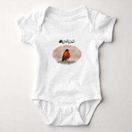Tiervogel-Amerikaner Robin Baby Strampler