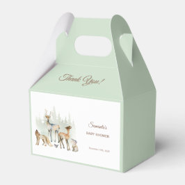 Tierwald Woodland Babydusche Geschenkschachtel
