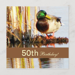 Tierwelt-Szene 50. Geburtstagsparty Einladung