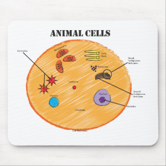Tierzellen-Diagramm Mousepad