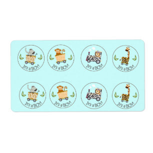 Tierzug-Schokoladen-Kuss-Bevorzugungs-Aufkleber
