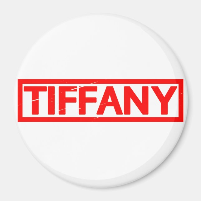 Tiffany-Briefmarke Magnet (Vorne)