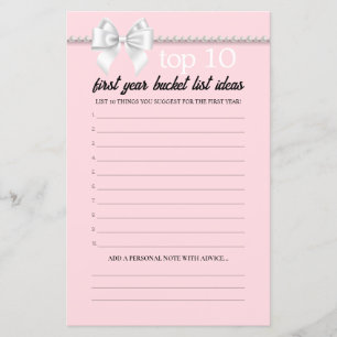 Tiffany Bucket List Advice Baby Shooting Game