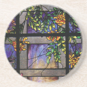 Tiffany-Buntglas-Garten-Gitter-Getränkeuntersetzer Untersetzer