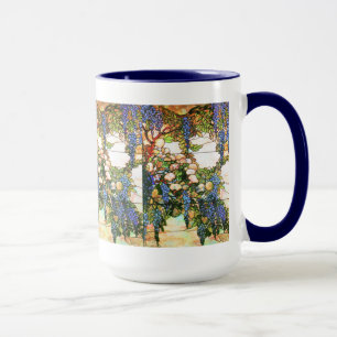 Tiffany-Buntglas-Wisteria-Tasse Tasse