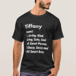 Tiffany Definition Personalisiert Funny Birthday G T-Shirt<br><div class="desc">Coole und niedliche "Tiffany" liebende Definition Kunstwerk ist ein perfektes Geschenk oder Geschenk für jede Frau,  die Sie zu überraschen gewollt. Ideal für sich selbst oder als Geschenk für Ihr Lieblingsmädchen. Nimm das Design jetzt!</div>