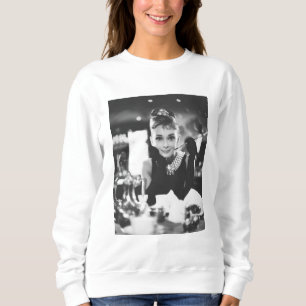 Tiffany Frühstück - Weiß-Pullover für Damen Sweatshirt