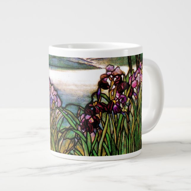 Tiffany-Glas-Irische Jumbo-Tasse (Vorderseite Rechts)