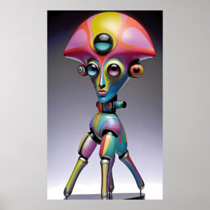 Tiffany Imp Ken Gage Pop Surrealismus Poster