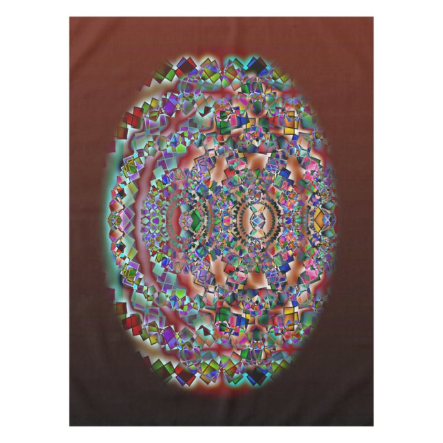 Tiffany-Iris, 2080r Tischdecke (Vorderseite)