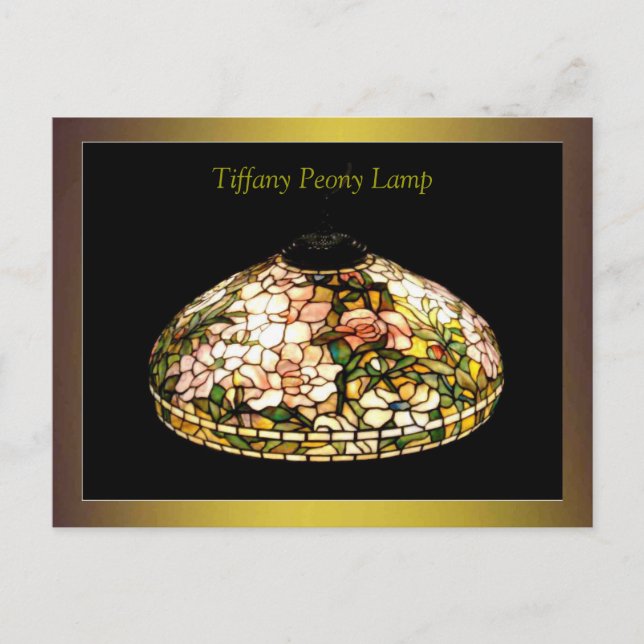 Tiffany Lamp Fine Art Postkarte (Vorderseite)