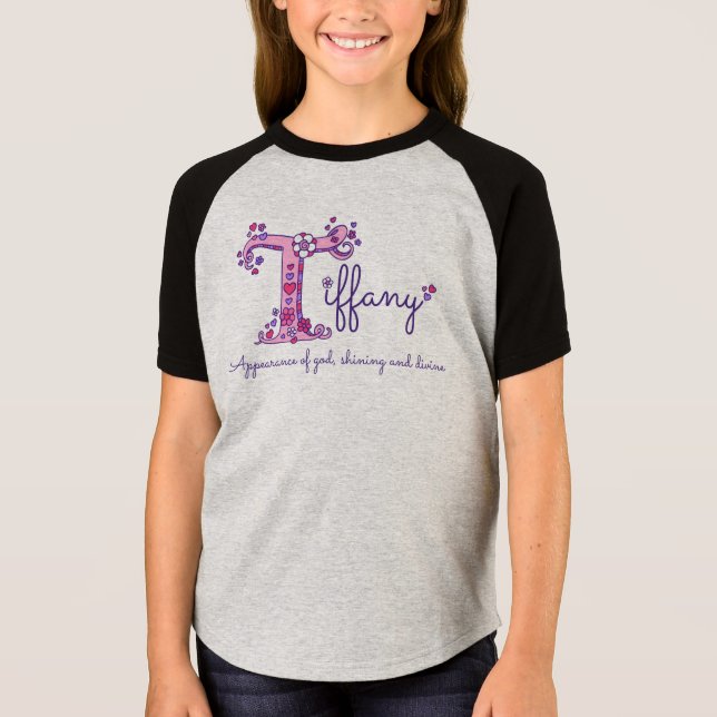 Tiffany Mädchenname u. Bedeutung des T-Shirt (Vorderseite)