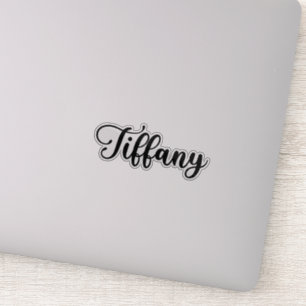 Tiffany Name - Handgeschriebene Kalligrafie Aufkleber