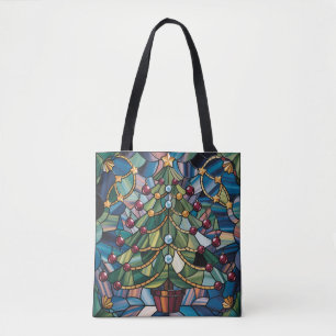 Tiffany-Stil-Buntglas-Weihnachtsbaum