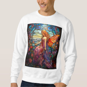 Tiffany Style verkleidetes Glas Magical Fairy Sweatshirt