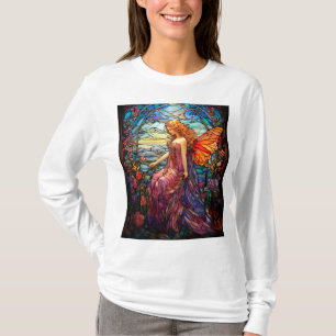 Tiffany Style verkleidetes Glas Magical Fairy T-Shirt