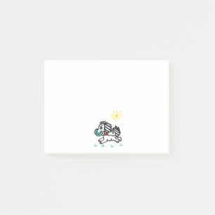 Tiffany und ihre Frisbee Post-It-Notes Post-it Klebezettel