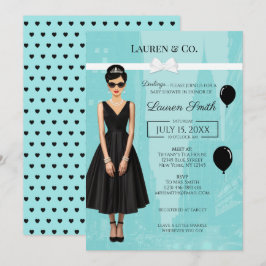 Tiffany's Baby and Co Audrey Shower Invitation Einladung