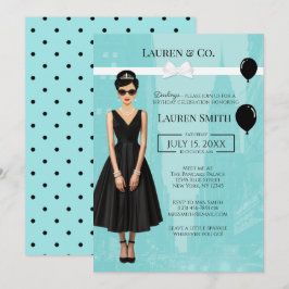 Tiffany's Birthday and Co Audrey Invitation Einladung