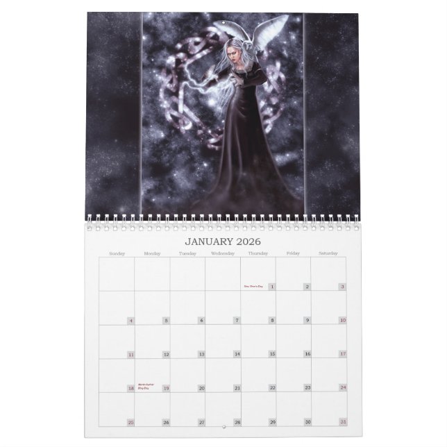 Tiffanys Reich-12-monatiger Kalender (Jan 2026)