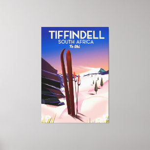 Tiffindell Südafrika Ski Plakat Leinwanddruck