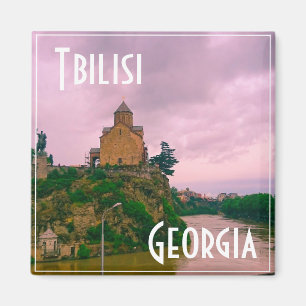 Tiflis Georgia City View Stadtarchitektur Magnet