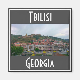 Tiflis Georgia City View Stadtarchitektur Magnet