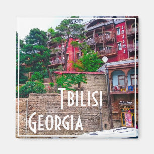 Tiflis Georgia City View Stadtarchitektur Magnet