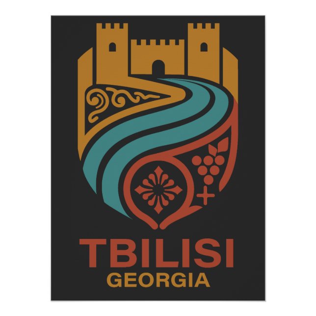 Tiflis Georgien Poster (Vorderseite)