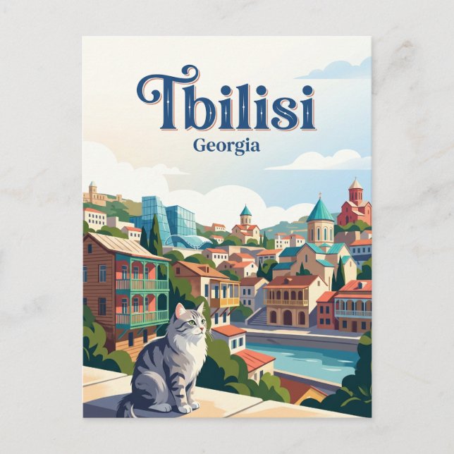Tiflis Georgien Postkarte (Vorderseite)