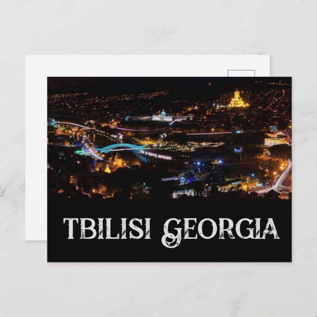 Tiflis Georgien Postkarte (Vorne/Hinten)