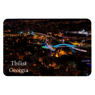 Tiflis in der Nacht Magnet