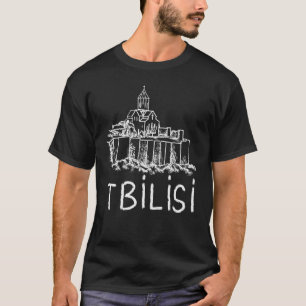 Tiflis Stadt Georgien Erinnerung an Frauen T-Shirt