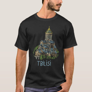 Tiflis Stadt Georgien Geschenk an Frauen T-Shirt