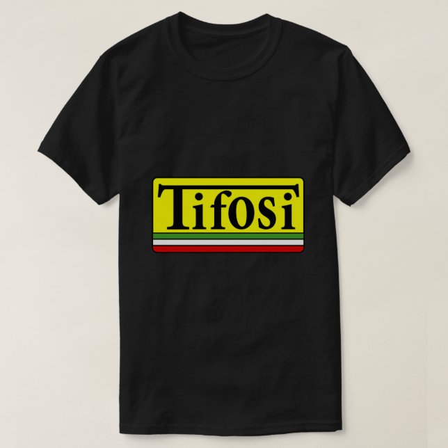 Tifosi - Italienische Flagge Klassischer T - Shirt (Design vorne)