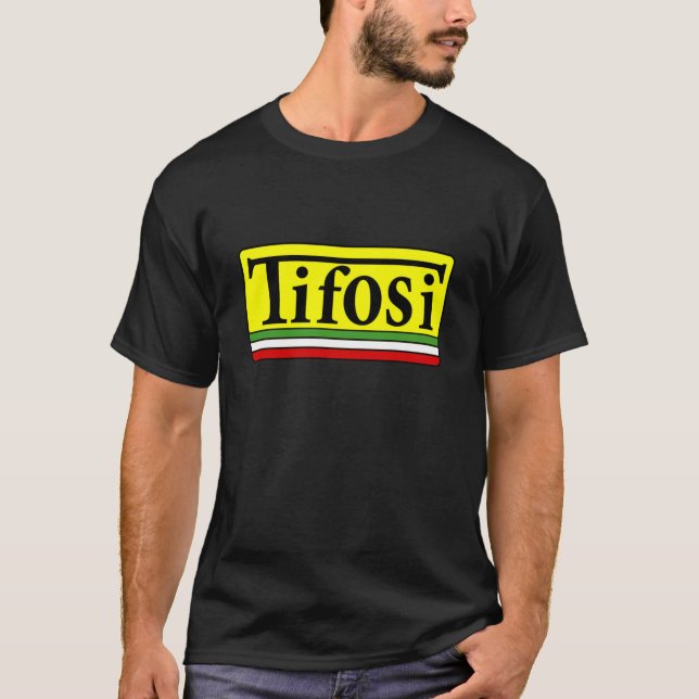 Tifosi - Klassischer T - Shirt der italienischen F (Vorderseite)