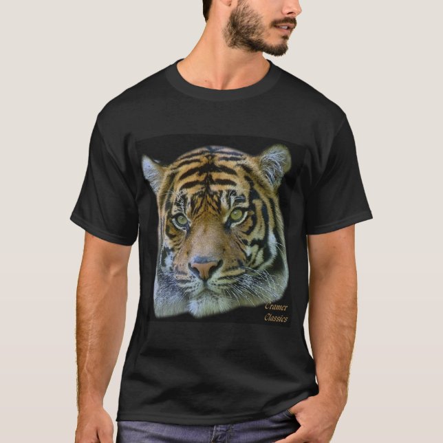 tiger1_black/bgrnd T-Shirt (Vorderseite)