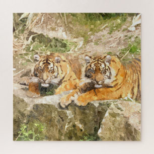Tiger 001 von JAMFoto Puzzle