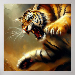 Tiger (12) Wildkatze Poster