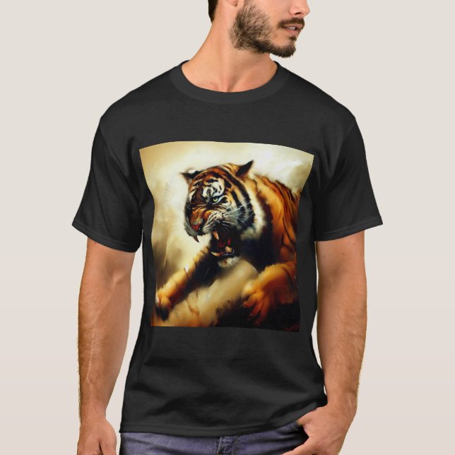 Tiger (14) Wildkatze T-Shirt (Vorderseite)