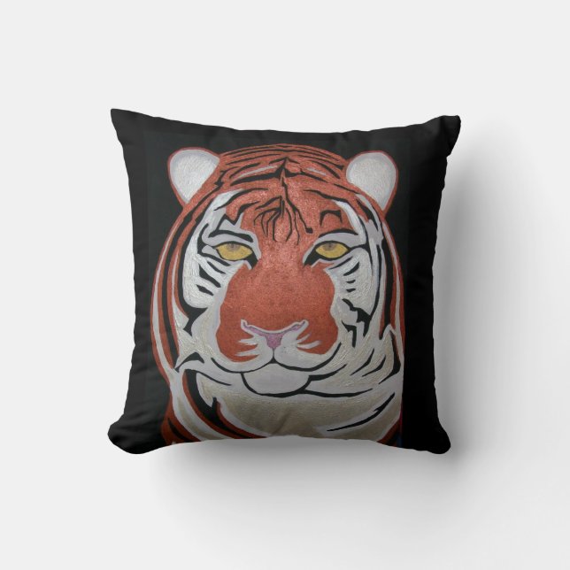 TIGER #1 THROW PILLOW- KISSEN (Vorderseite)