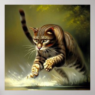 Tiger (1) Wildkatze Poster
