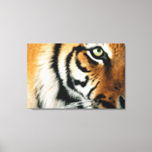 Tiger 2 - überzogene Canvas Leinwanddruck