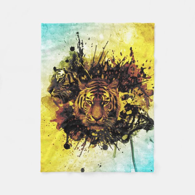 Tiger 3A Fleecedecke (Vorderseite)