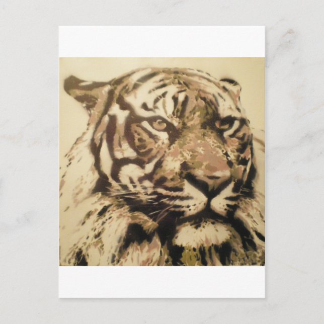 tiger 50x50 2012 postkarte (Vorderseite)