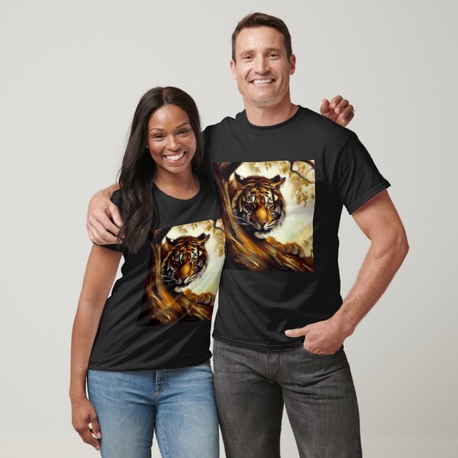 Tiger (5) Wildkatze T-Shirt (Unisex)