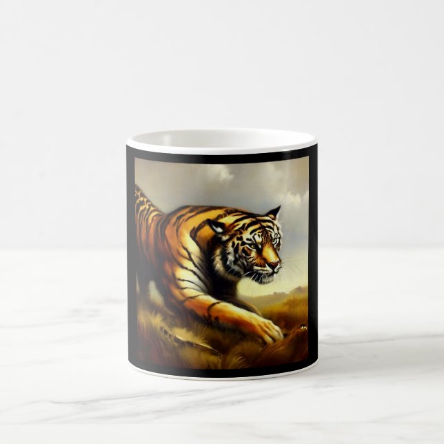 Tiger (7) Wildkatze Kaffeetasse (Mittel)