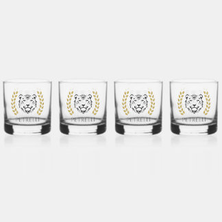 tiger and Laurels  Whiskyglas